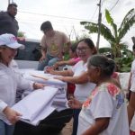 DIF Yucatán siguen con atención a la familias afectas por las lluvias en la entidad