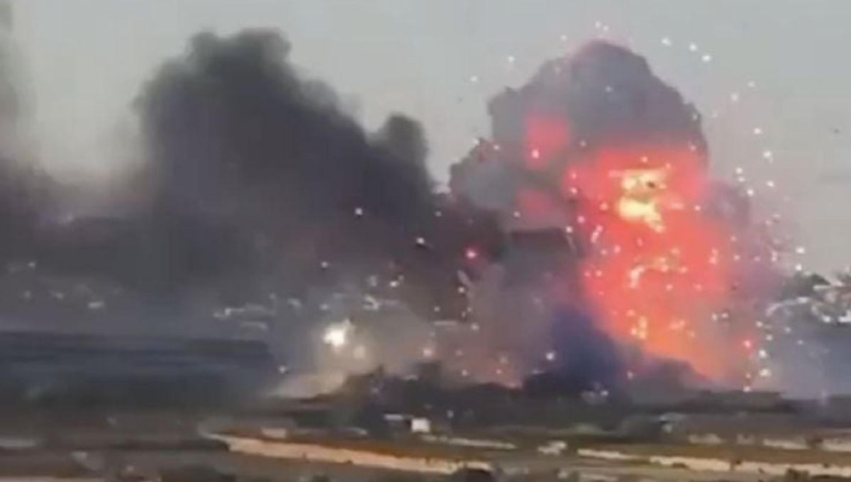 Fuerte EXPLOSIÓN en fábrica de fuegos artificiales de Malta deja varios heridos