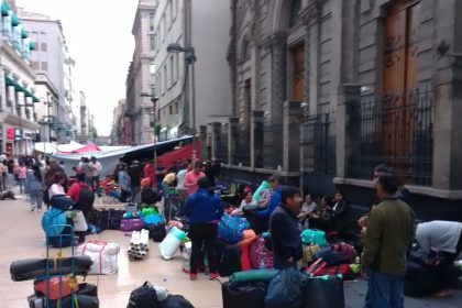 La CNTE comienza quitar plantón, luego de las mesas de diálogo con Segob, SEP e ISSSTE