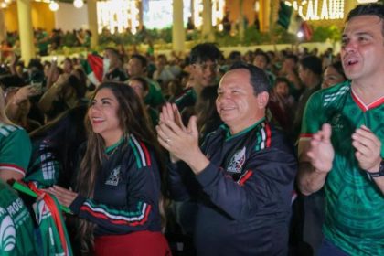 Más de 11 mil personas disfrutaron el triunfo de México en la Zona Fan de Yucatán