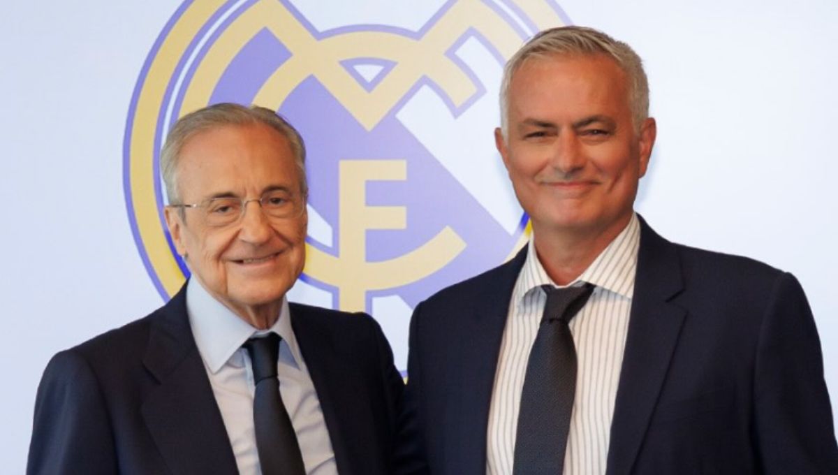 Florentino Pérez presenta oficialmente a Mourinho como DT del Real Madrid