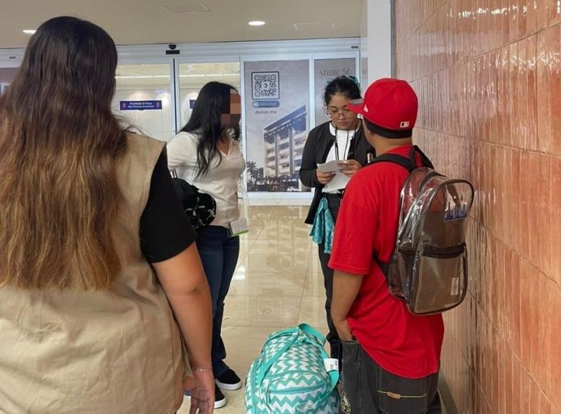 Padre e hija se reencuentran en Yucatán tras recibir acompañamiento del Gobierno estatal