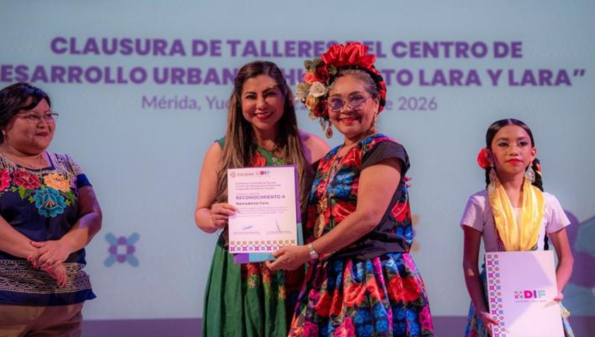 Reconocen esfuerzo y creatividad de participantes en talleres del DIF Yucatán