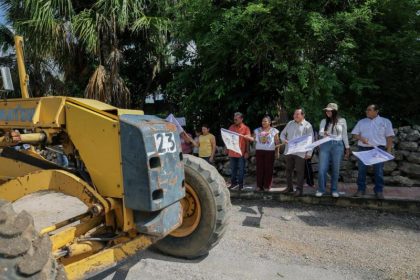 Reconstrucción de calles transforma la movilidad en Kopomá