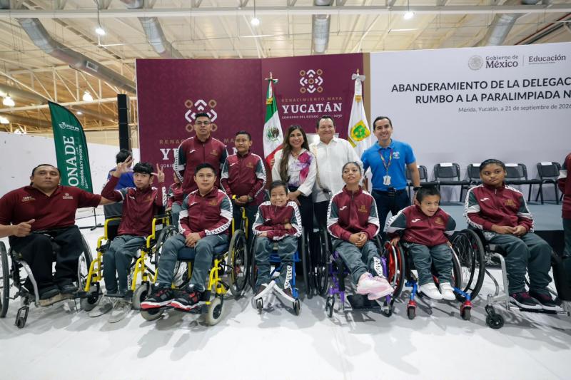 76 atletas yucatecos representarán al estado en la Paralimpiada Nacional Conade 2026