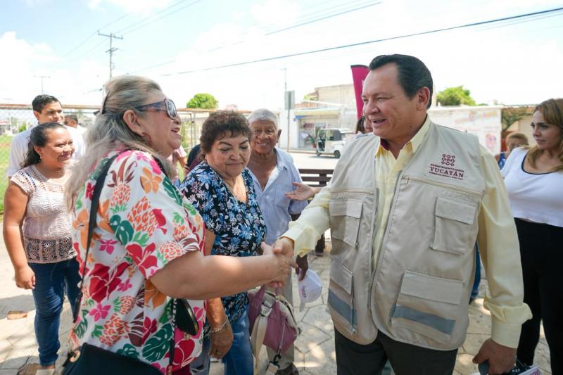 Renuevan espacios públicos en Mérida para mejorar el entorno de las familias
