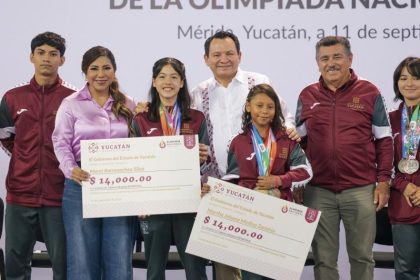 Yucatán destina 5.8 mdp en estímulos para jóvenes deportistas de alto rendimiento
