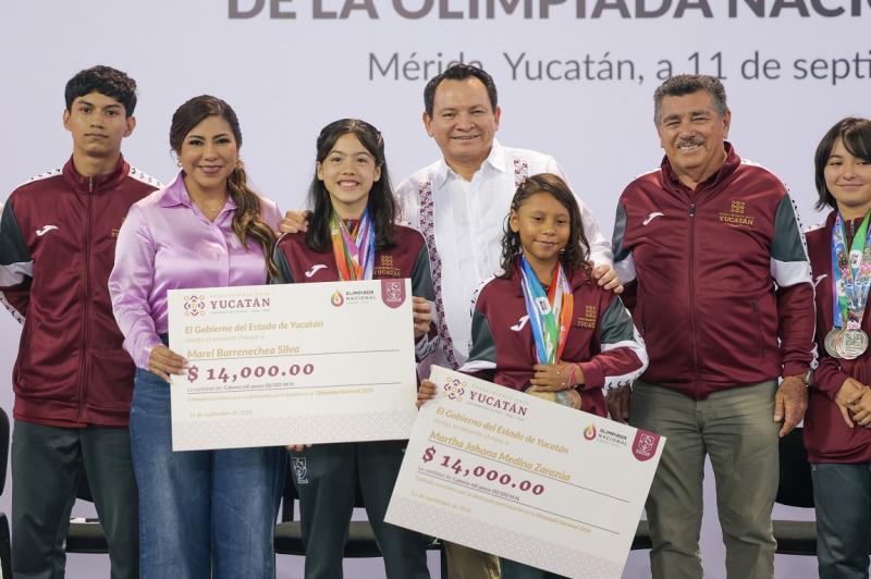 Yucatán destina 5.8 mdp en estímulos para jóvenes deportistas de alto rendimiento