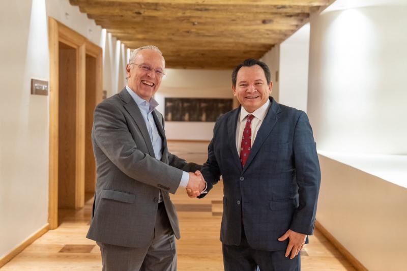 Joaquín Díaz Mena busca atraer capital privado con proyectos estratégicos para Yucatán